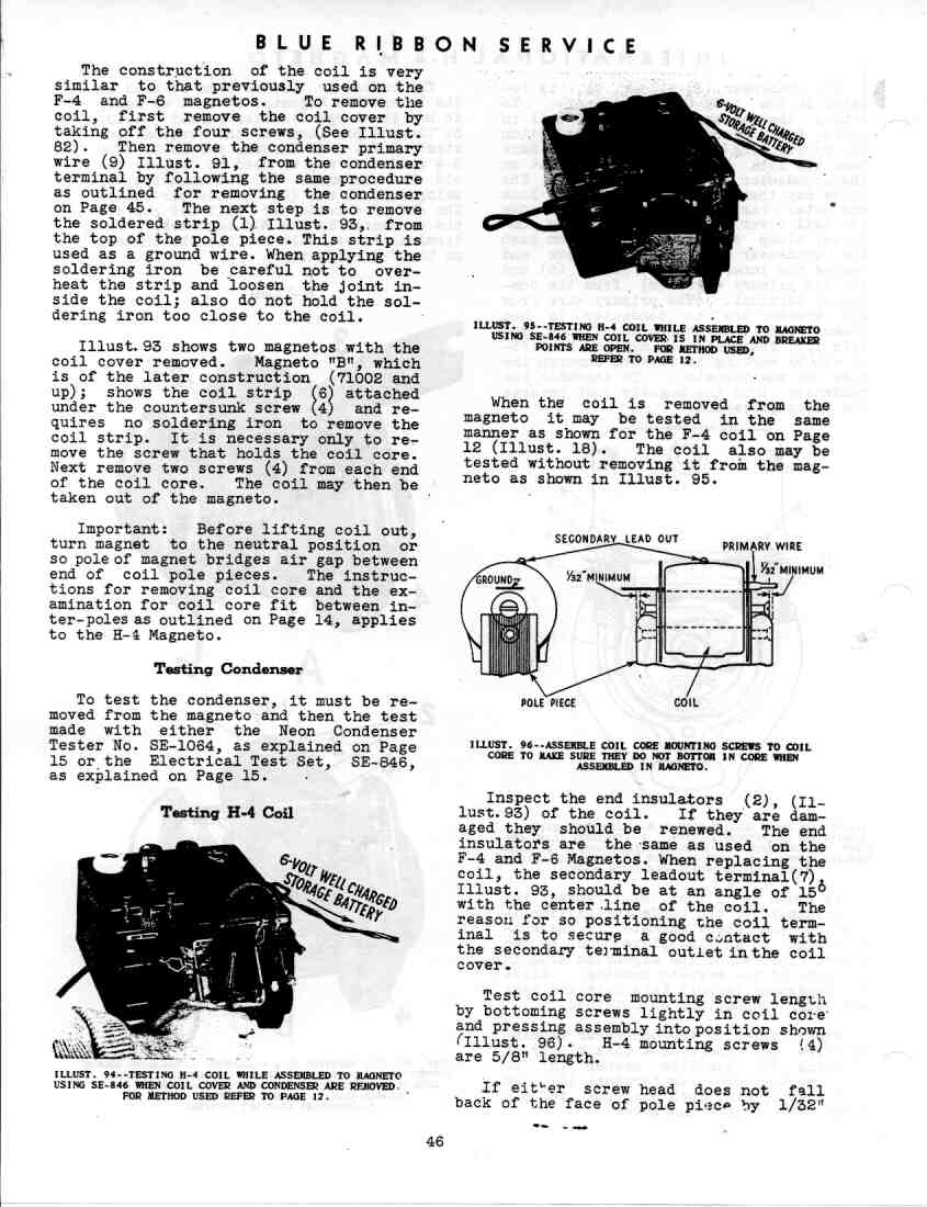 GSS-5035 Service Manual Magnetos